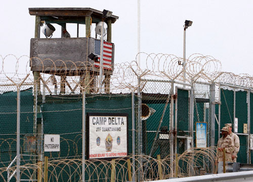 Soldados de EEUU en la base de Guantánamo. Octubre, 2007. Ejército de EEUU