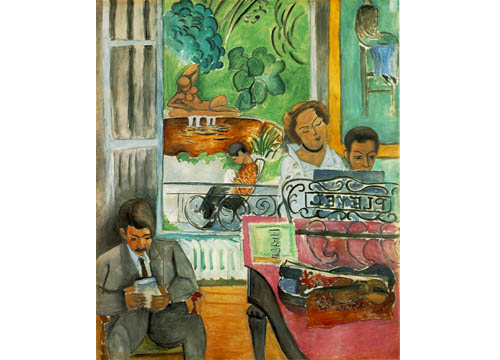 Pintura Lección de piano de Henry Matisse