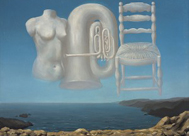 'El tiempo amenazador', Magritte