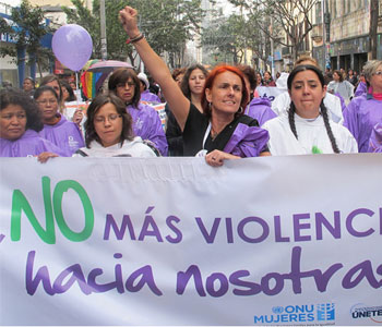Eliminación de la violencia contra las mujeres, asunto de vida o muerte