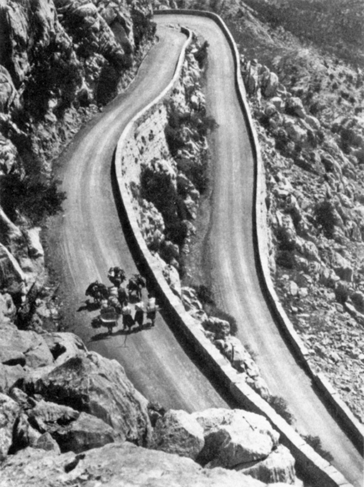 Una carretera en Bosnia