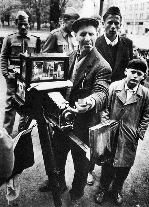 Fotógrafo callejero en Belgrado
