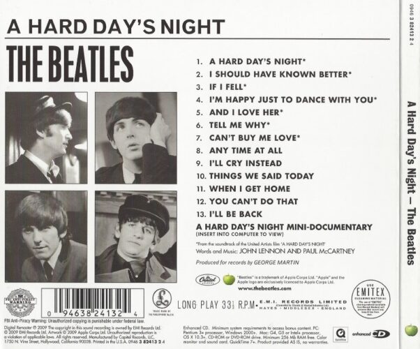 The Beatles: A hard day's night (LP) [parte 2] - Frontera Digital