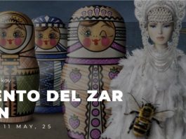 Cartel de 'El cuento del zar Saltán' de Rimski-Kósakov en el Teatro Real